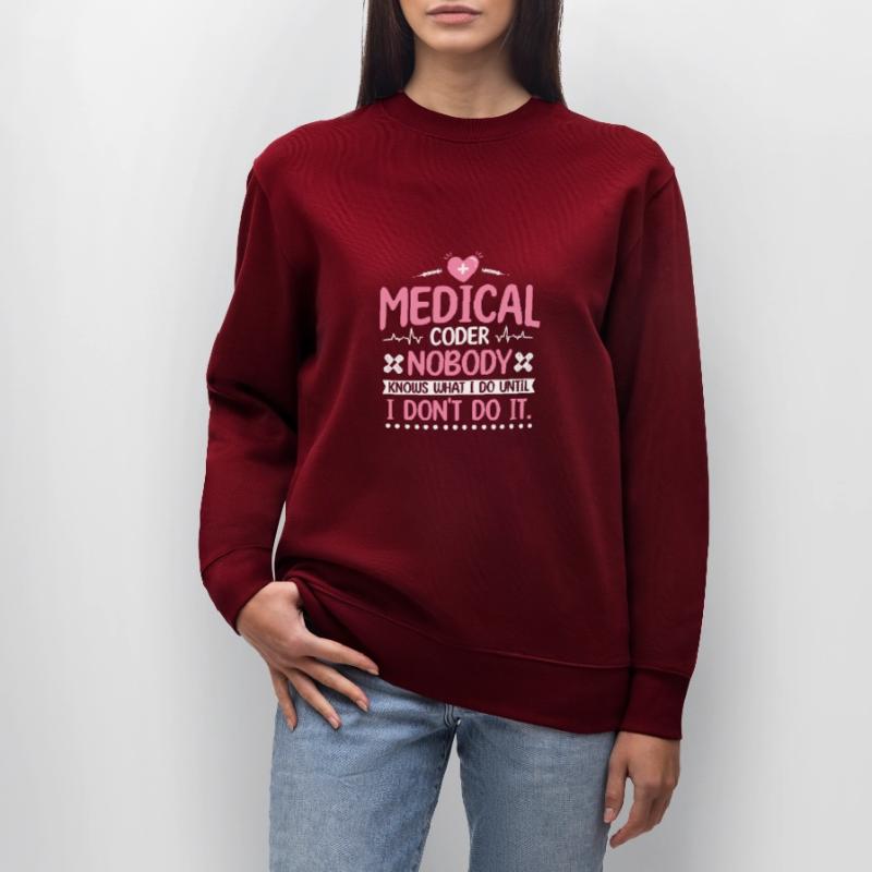 Medical Coder Coding Specialist Stanley/Stella CHANGER Unisex Organic Sweatshirt