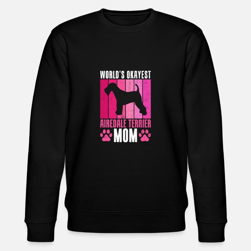 Cadeaux Airedale Terrier - Sweat bio CHANGER Stanley/Stella Unisexe - noir