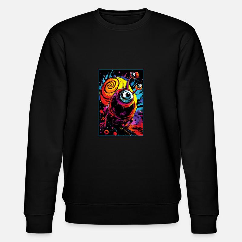 L’escargot d’acide extraterrestre atomique - Sweat bio CHANGER Stanley/Stella Unisexe - noir