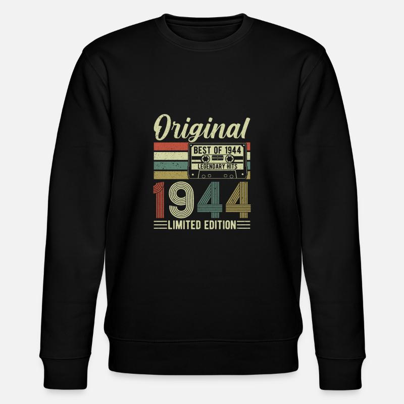 Anniversaire de 1944 - Sweat bio CHANGER Stanley/Stella Unisexe - noir