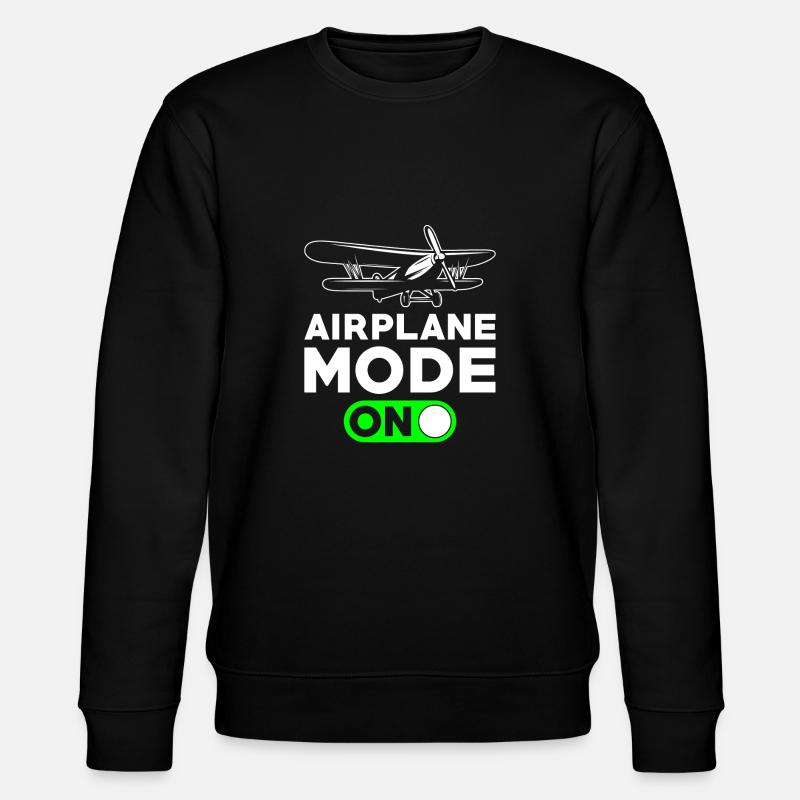 RC modèle avion pilote cadeau - Sweat bio CHANGER Stanley/Stella Unisexe - noir