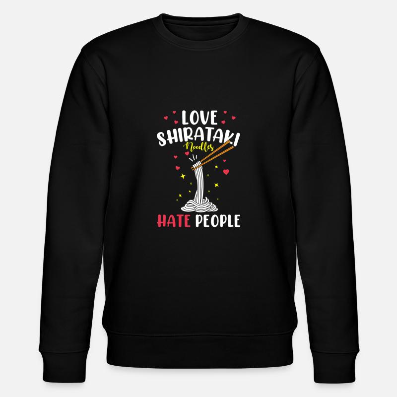 Nouilles Shiritaki - Sweat bio CHANGER Stanley/Stella Unisexe - noir