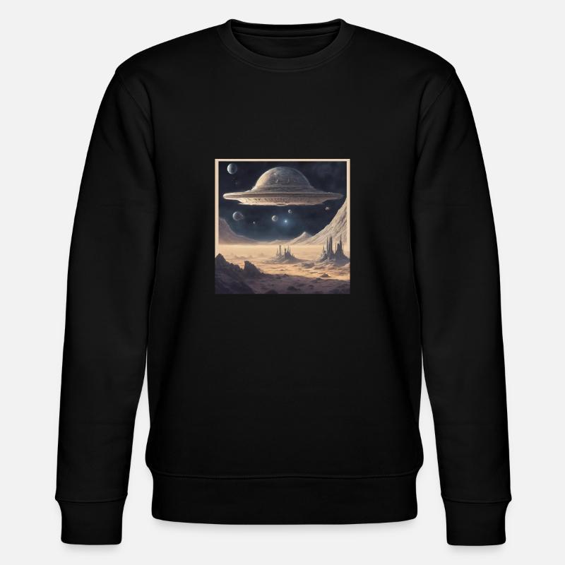 Astronomie - Stanley/Stella Unisex Bio-Sweatshirt CHANGER  - Schwarz