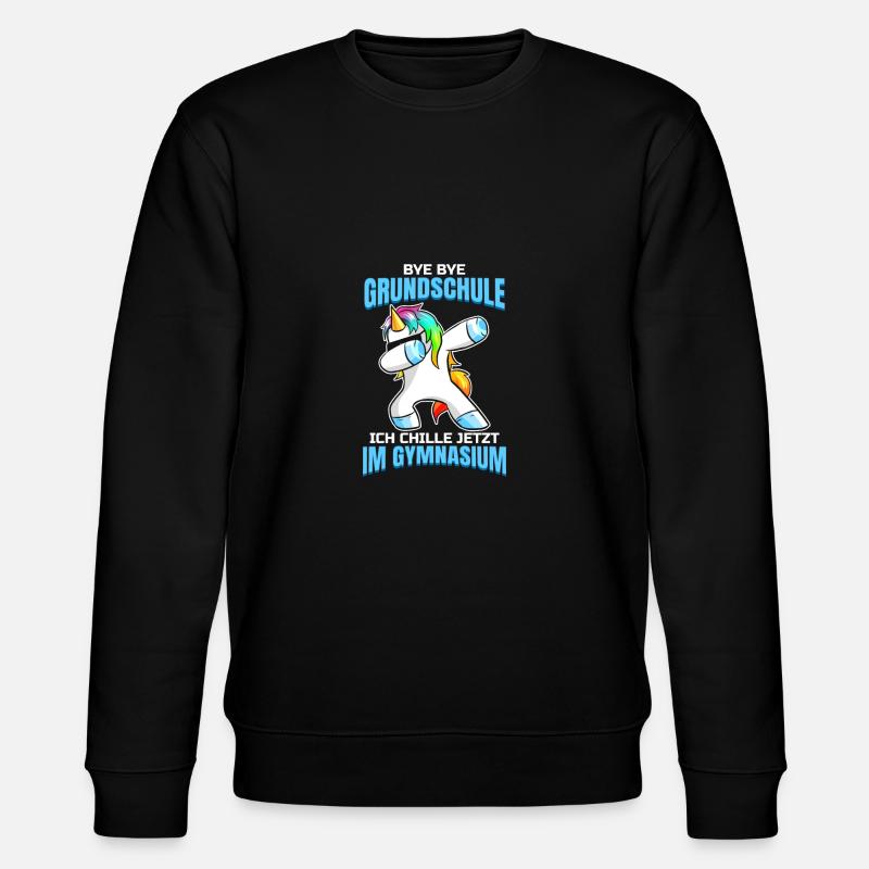 Grundschule Abschluss Schule Grundschulabschluss - Stanley/Stella Unisex Bio-Sweatshirt CHANGER  - Schwarz