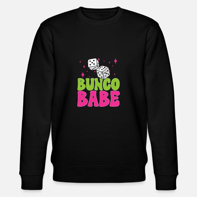 Bunco Dice Game - Stanley/Stella CHANGER Unisex Organic Sweatshirt - black