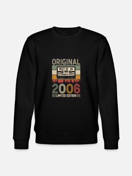 Anniversaire original de 2006 - Sweat bio CHANGER Stanley/Stella Unisexe - noir