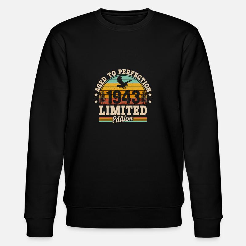 1943 - 80e anniversaire - Sweat bio CHANGER Stanley/Stella Unisexe - noir