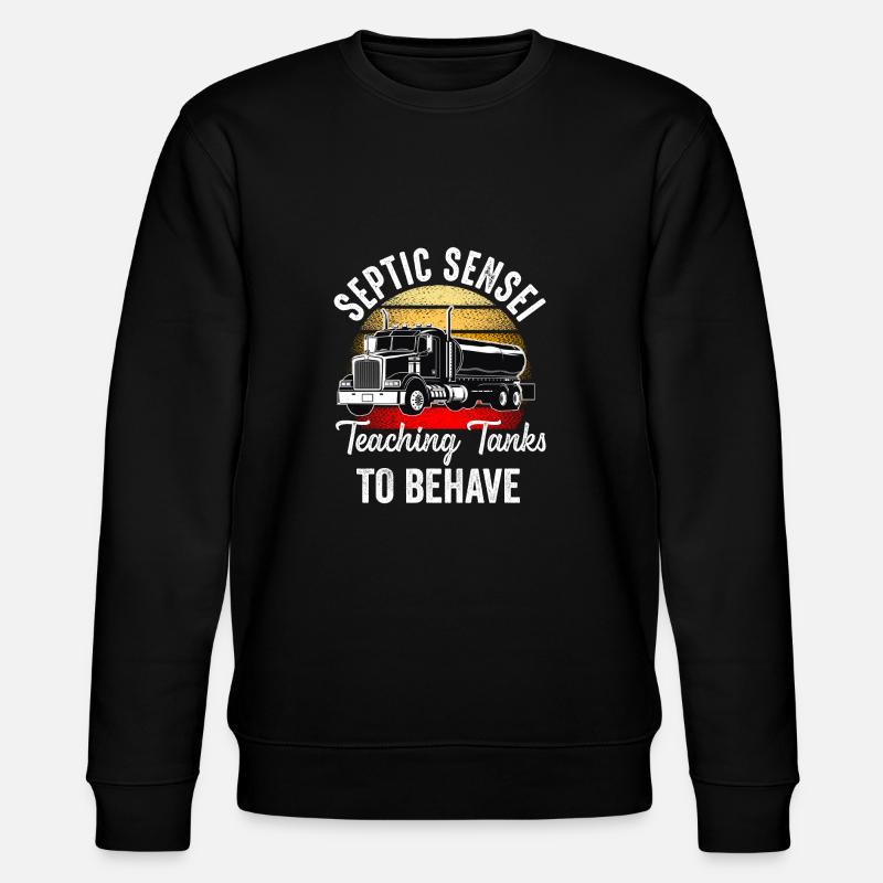 Klärgrubenpumpe Servicer Kanalisationssystem Installateur - Stanley/Stella Unisex Bio-Sweatshirt CHANGER  - Schwarz