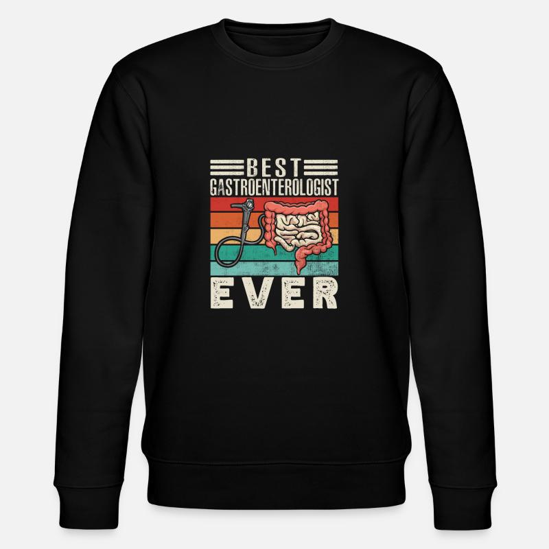 Gastroenterology Endoscopy Colonoscopy - Stanley/Stella CHANGER Unisex Organic Sweatshirt - black