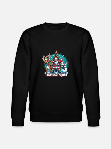 Christmas Squad - Stanley/Stella CHANGER Unisex Organic Sweatshirt - black