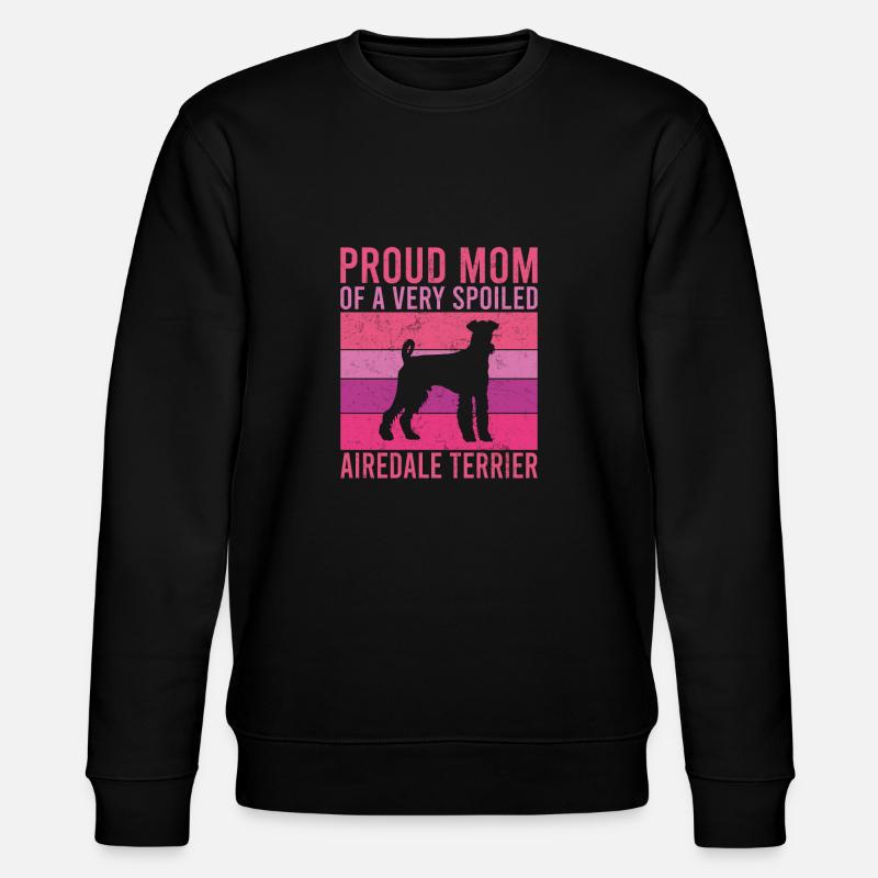 Cadeaux Airedale Terrier - Sweat bio CHANGER Stanley/Stella Unisexe - noir