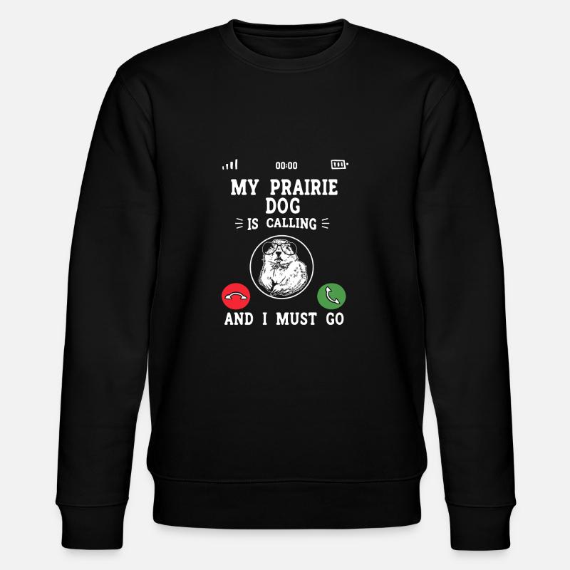 Chien de prairie - Sweat bio CHANGER Stanley/Stella Unisexe - noir