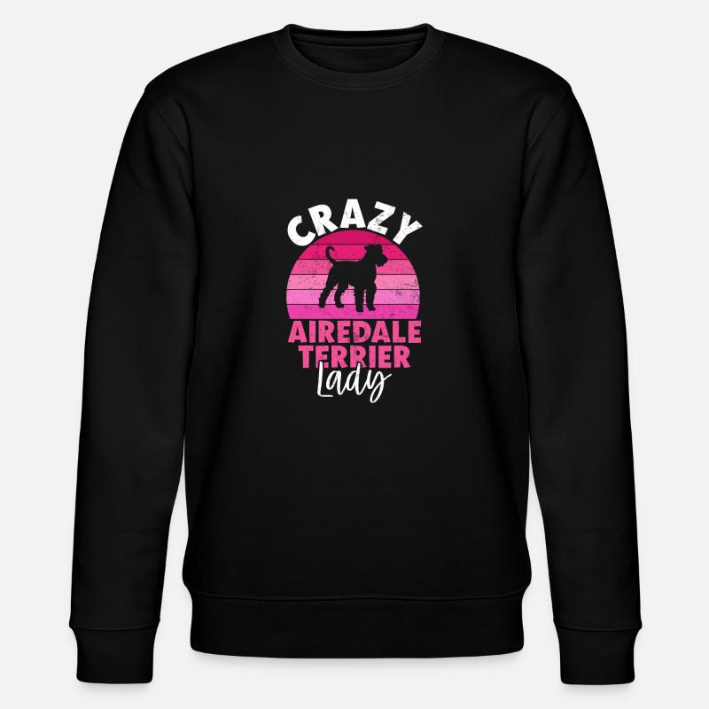 Cadeaux Airedale Terrier - Sweat bio CHANGER Stanley/Stella Unisexe - noir