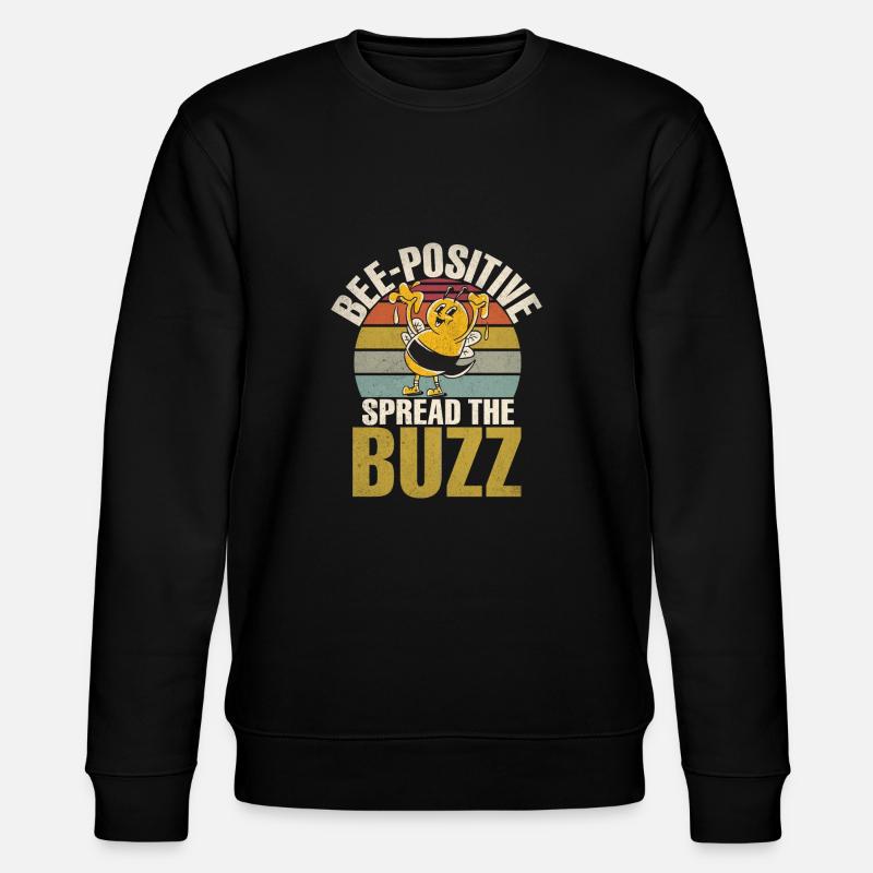 Cadeaux abeille - Sweat bio CHANGER Stanley/Stella Unisexe - noir