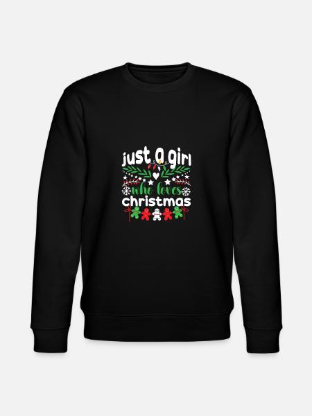 Mädchen Weihnachten - Stanley/Stella Unisex Bio-Sweatshirt CHANGER  - Schwarz