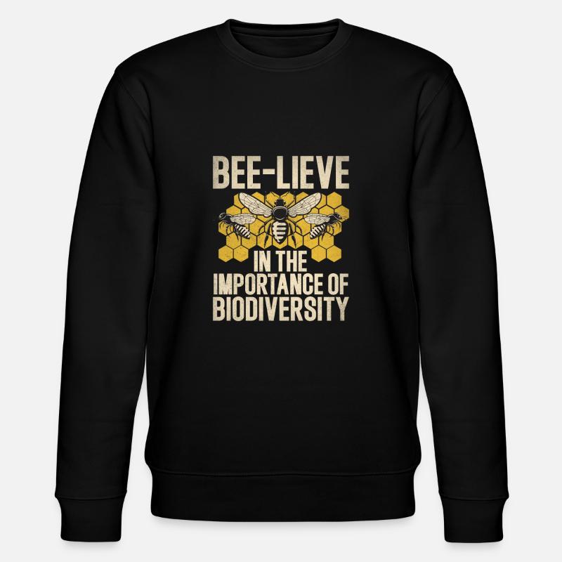 Cadeaux abeille - Sweat bio CHANGER Stanley/Stella Unisexe - noir