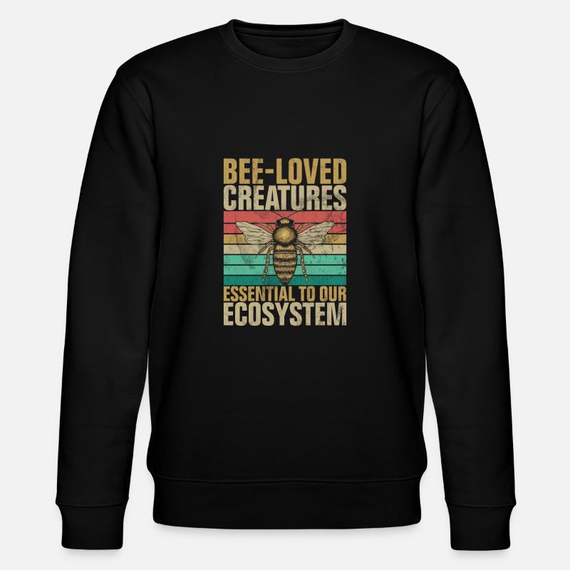 Cadeaux abeille - Sweat bio CHANGER Stanley/Stella Unisexe - noir
