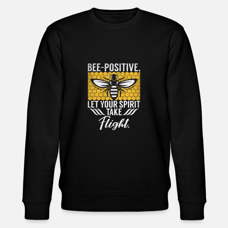 Cadeaux abeille - Sweat bio CHANGER Stanley/Stella Unisexe - noir
