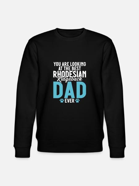 Rhodesian Ridgeback Gifts - Stanley/Stella CHANGER Unisex Organic Sweatshirt - black