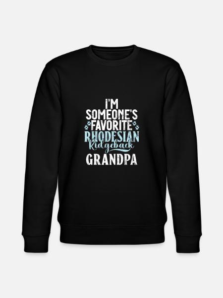 Rhodesian Ridgeback Gifts - Stanley/Stella CHANGER Unisex Organic Sweatshirt - black