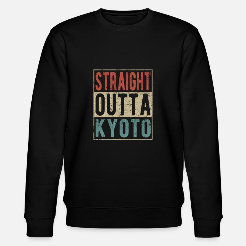 Direkt aus Kyoto - Stanley/Stella Unisex Bio-Sweatshirt CHANGER  - Schwarz
