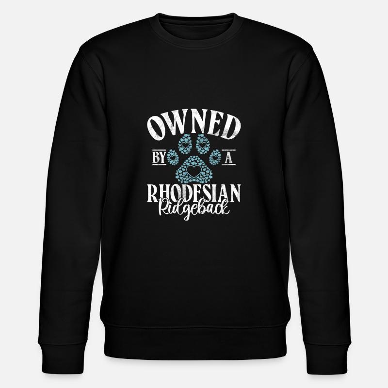 Rhodesian Ridgeback Gifts - Stanley/Stella CHANGER Unisex Organic Sweatshirt - black