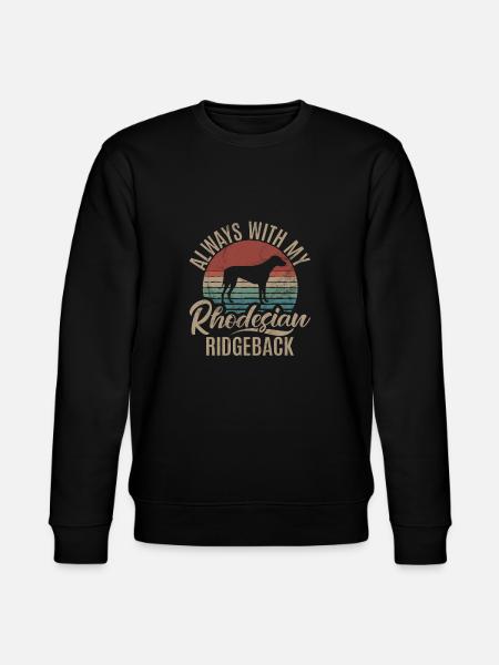 Rhodesian Ridgeback Gifts - Stanley/Stella CHANGER Unisex Organic Sweatshirt - black