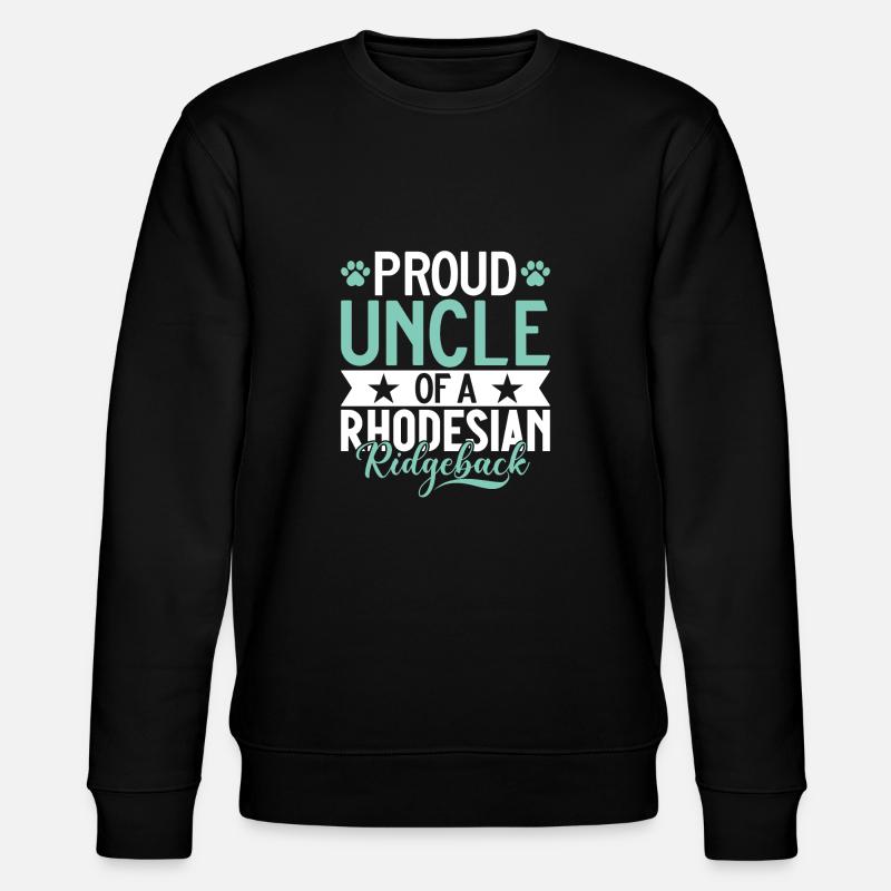 Rhodesian Ridgeback Gifts - Stanley/Stella CHANGER Unisex Organic Sweatshirt - black