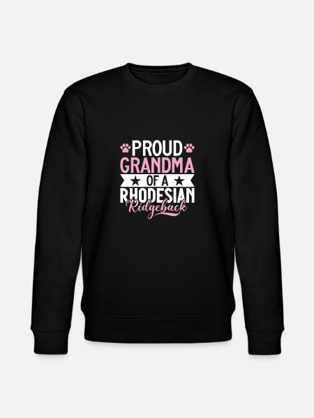 Rhodesian Ridgeback Gifts - Stanley/Stella CHANGER Unisex Organic Sweatshirt - black