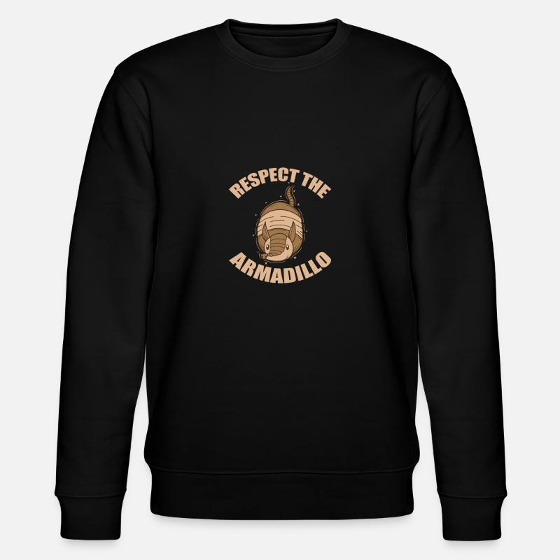 Respect the Armadillo Säugetier - Stanley/Stella Unisex Bio-Sweatshirt CHANGER  - Schwarz