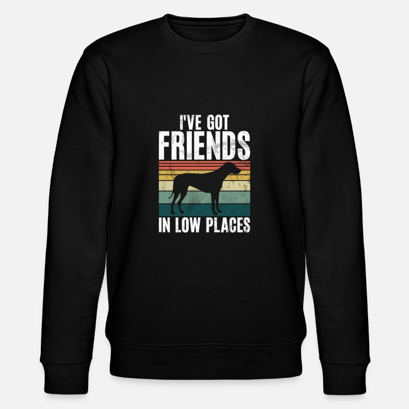 Rhodesian Ridgeback Gifts - Stanley/Stella CHANGER Unisex Organic Sweatshirt - black