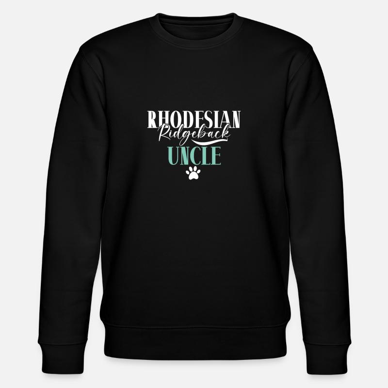 Rhodesian Ridgeback Gifts - Stanley/Stella CHANGER Unisex Organic Sweatshirt - black
