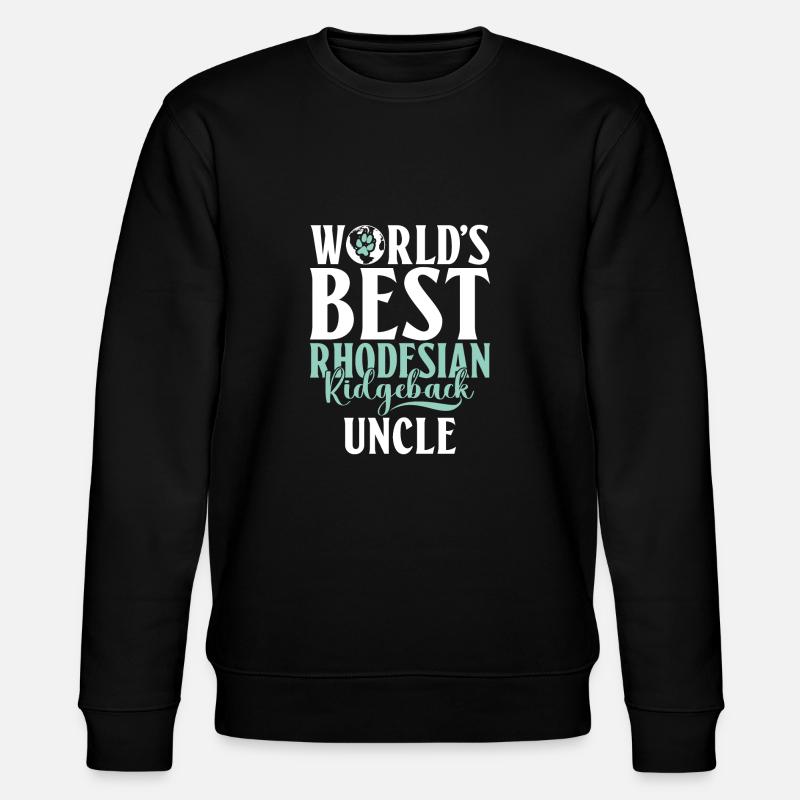 Rhodesian Ridgeback Gifts - Stanley/Stella CHANGER Unisex Organic Sweatshirt - black