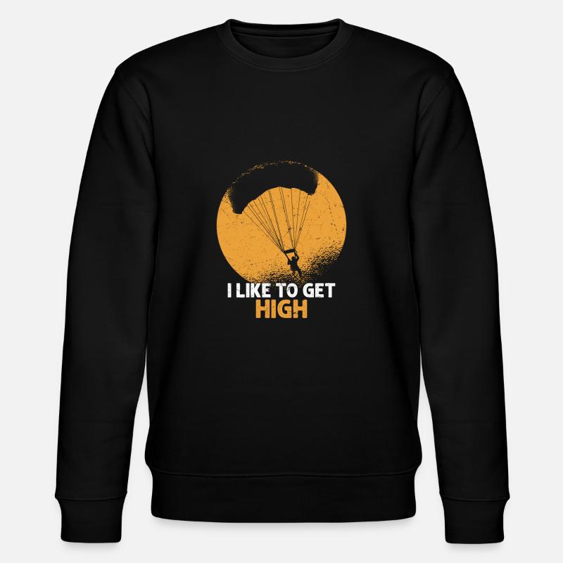 J’aime monter en parachute - Sweat bio CHANGER Stanley/Stella Unisexe - noir