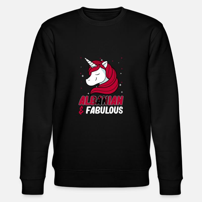 Drapeau albanais Aigle albanais Shqiponja - Sweat bio CHANGER Stanley/Stella Unisexe - noir