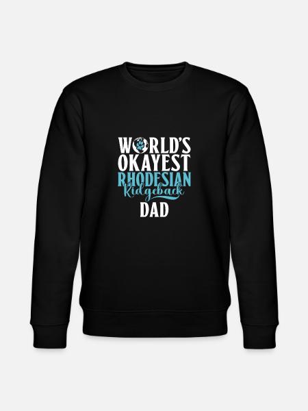 Rhodesian Ridgeback Gifts - Stanley/Stella CHANGER Unisex Organic Sweatshirt - black