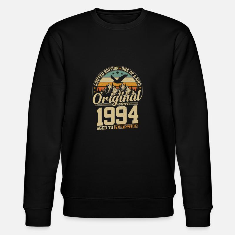 1994 Birthday Magic - Stanley/Stella CHANGER Unisex Organic Sweatshirt - black