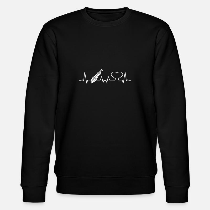 Dulcimer-Musiker Zupfinstrument Hammered Dulcimer - Stanley/Stella Unisex Bio-Sweatshirt CHANGER - Schwarz