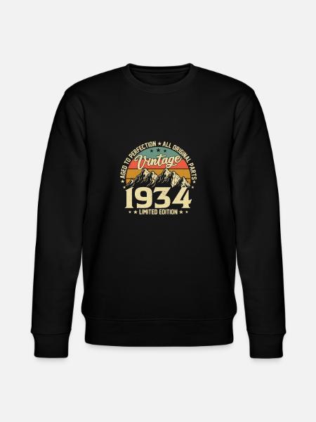 90e anniversaire 1934 - Sweat bio CHANGER Stanley/Stella Unisexe - noir
