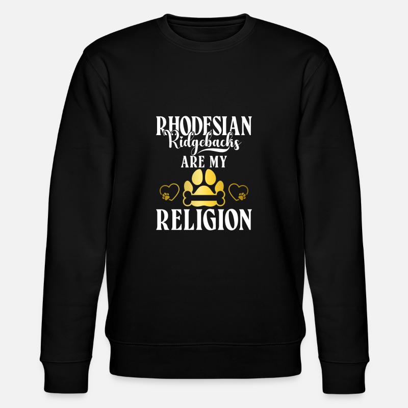 Cadeaux Rhodesian Ridgeback - Sweat bio CHANGER Stanley/Stella Unisexe - noir