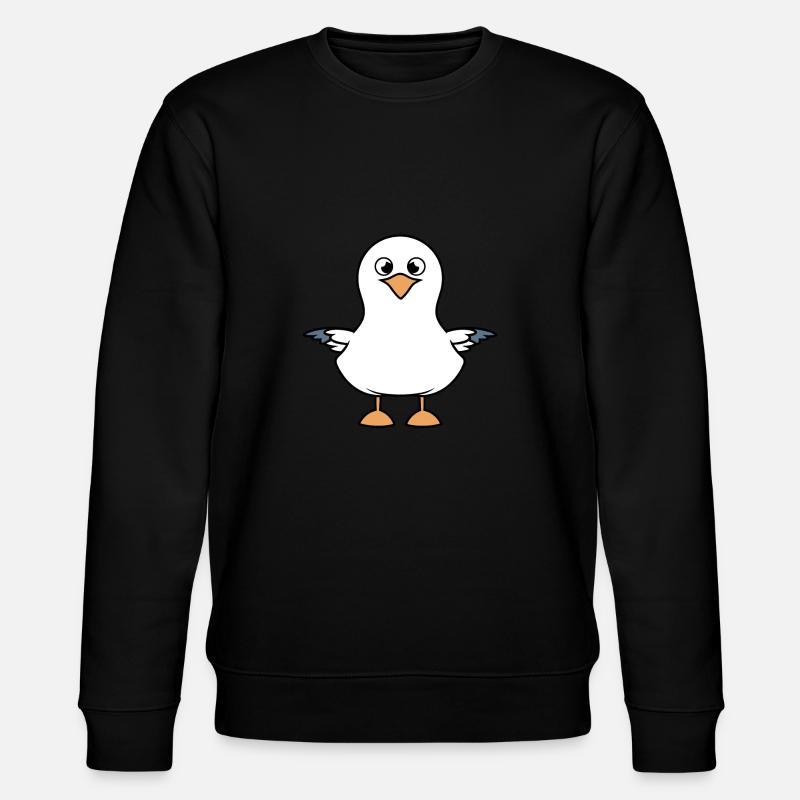 J'aime les mouettes - Sweat bio CHANGER Stanley/Stella Unisexe - noir