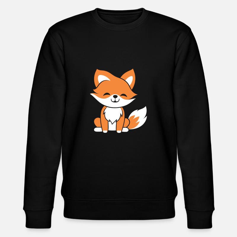 petit renard - Sweat bio CHANGER Stanley/Stella Unisexe - noir
