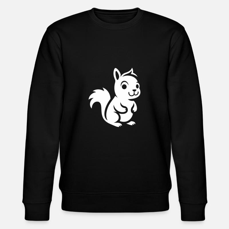 Humour petit écureuil - Sweat bio CHANGER Stanley/Stella Unisexe - noir