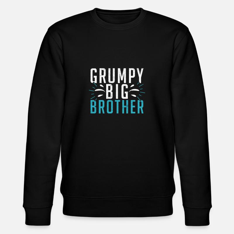 Big Brother Gift - Stanley/Stella Unisex Bio-Sweatshirt CHANGER  - Schwarz