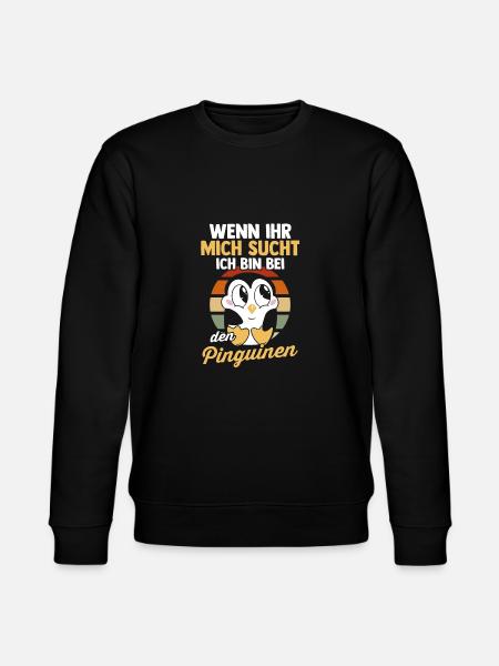 Pinguin - Stanley/Stella Unisex Bio-Sweatshirt CHANGER - Schwarz