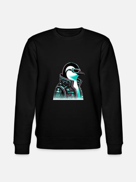 Cyberpunk Pingouin Conception graphique - Sweat bio CHANGER Stanley/Stella Unisexe - noir