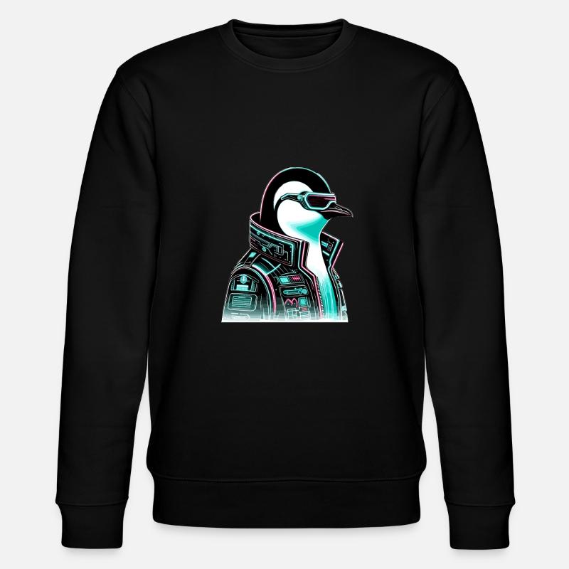 Cyberpunk Pingouin Conception graphique - Sweat bio CHANGER Stanley/Stella Unisexe - noir