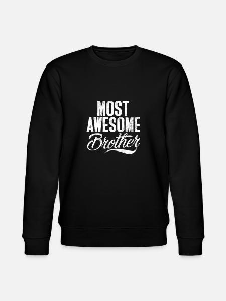 Brother Gifts - Stanley/Stella Unisex Bio-Sweatshirt CHANGER  - Schwarz