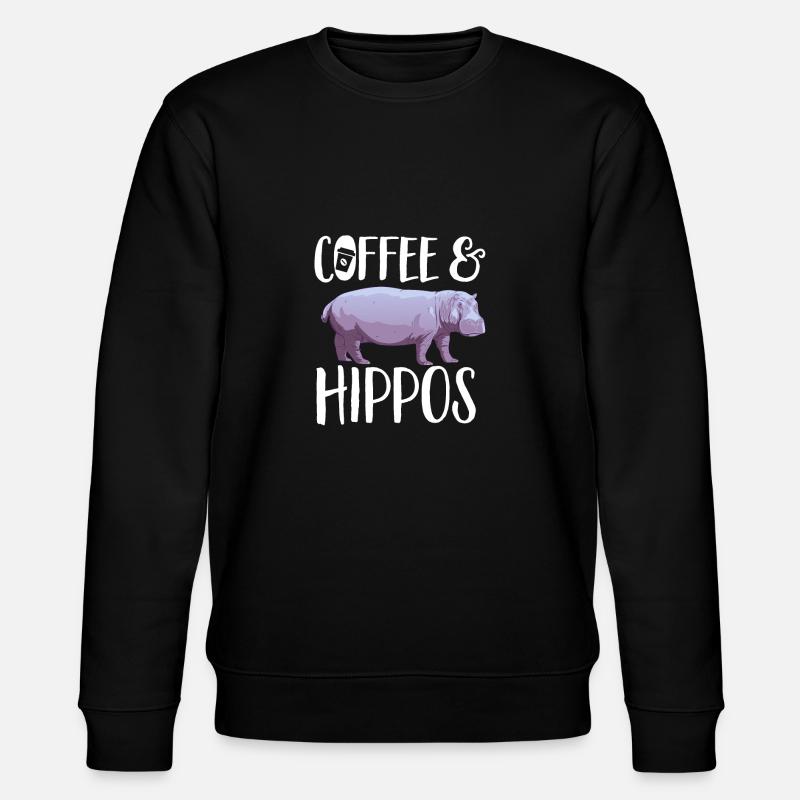Hippopotame Hippopotame - Sweat bio CHANGER Stanley/Stella Unisexe - noir