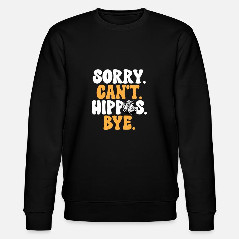Hippopotame Hippopotame - Sweat bio CHANGER Stanley/Stella Unisexe - noir